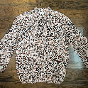 Day Leopard Blouse Size 38 (Large)